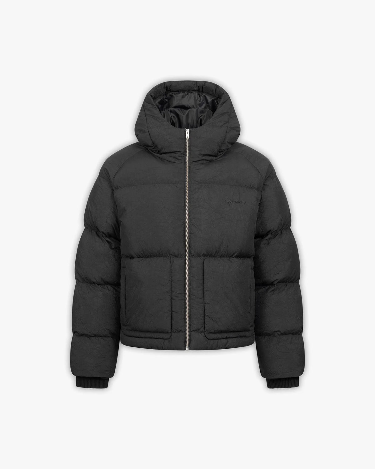 Luxus® Boxy Puffer Jacket Black