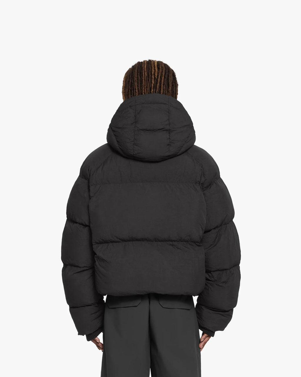 Luxus® Boxy Puffer Jacket Black