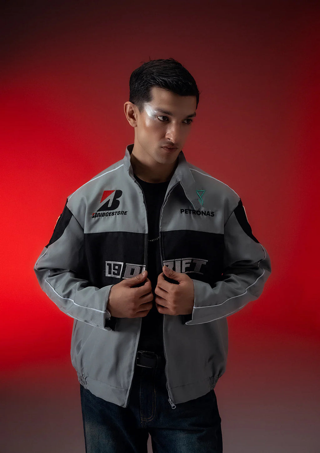 Luxus® Unisex Evo DRIFT Grey Racer Jacket