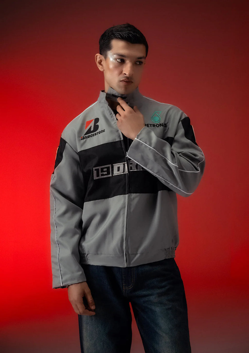 Luxus® Unisex Evo DRIFT Grey Racer Jacket