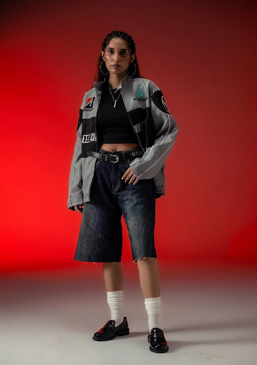 Luxus® Unisex Evo DRIFT Grey Racer Jacket