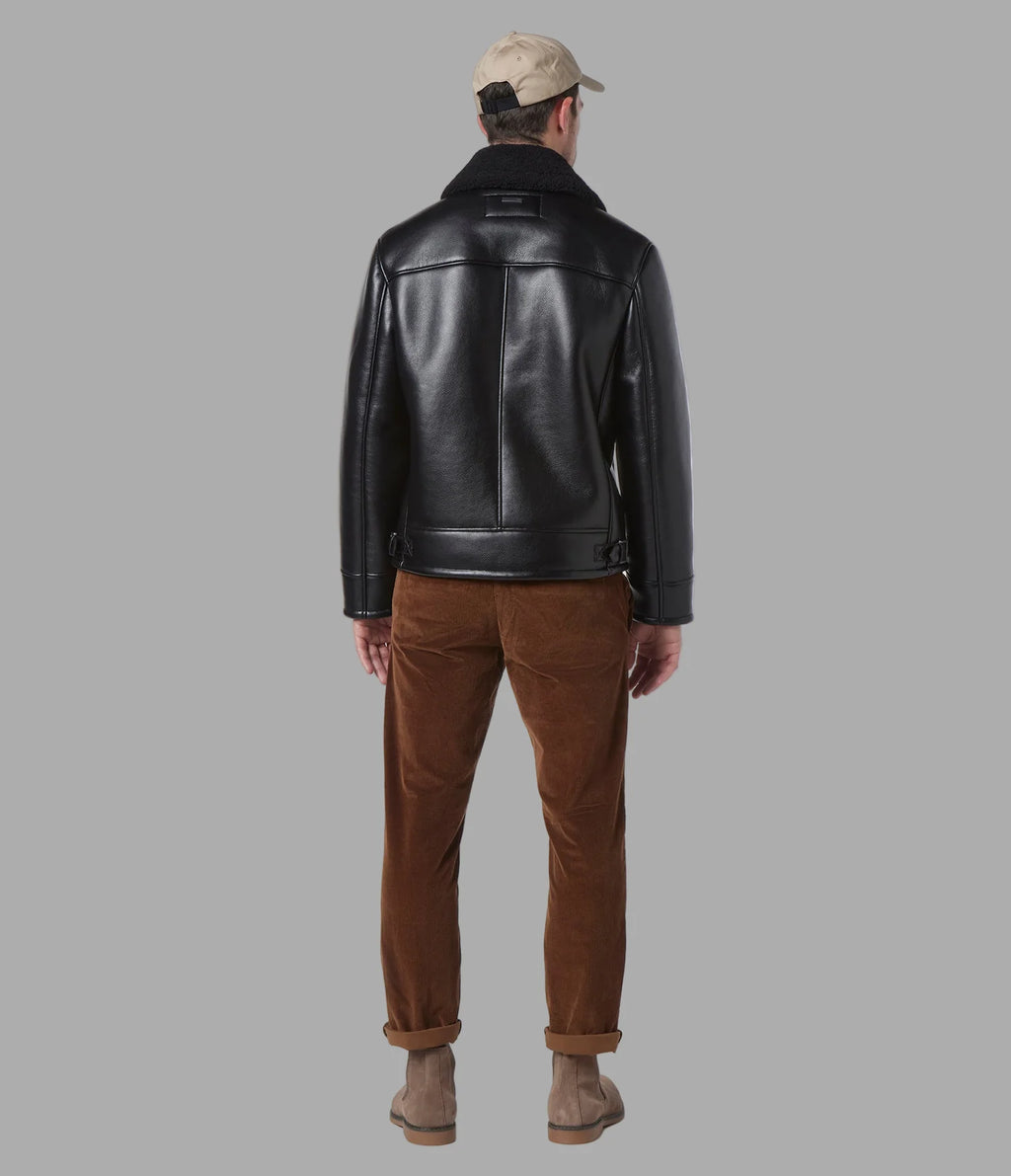 Luxus® Cadman Faux Shearling Aviator Jacket